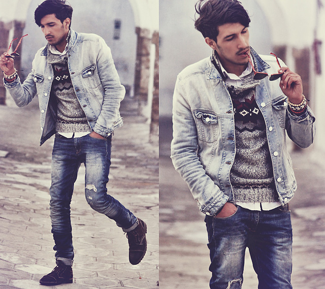 double-denim-men-distressed-jeans-jacket