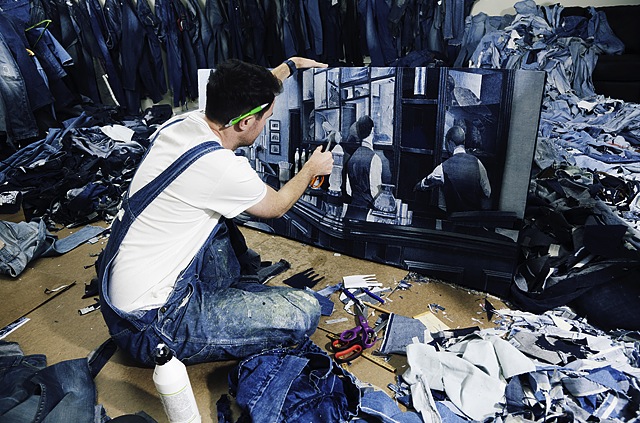 Ian-Berry-Denim-Art-Working