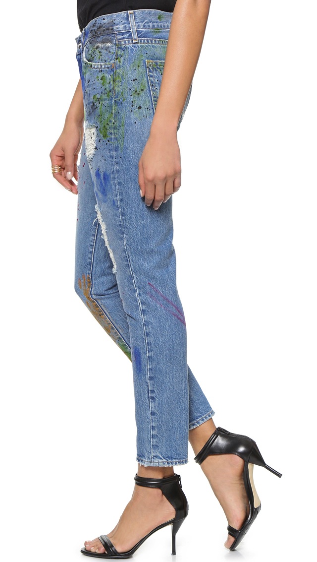 Koral Relaxed Boyfriend Jeans in Artisan Paint