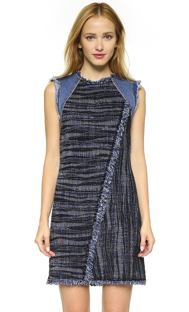 rebecca-taylor-denim-tweed-dress