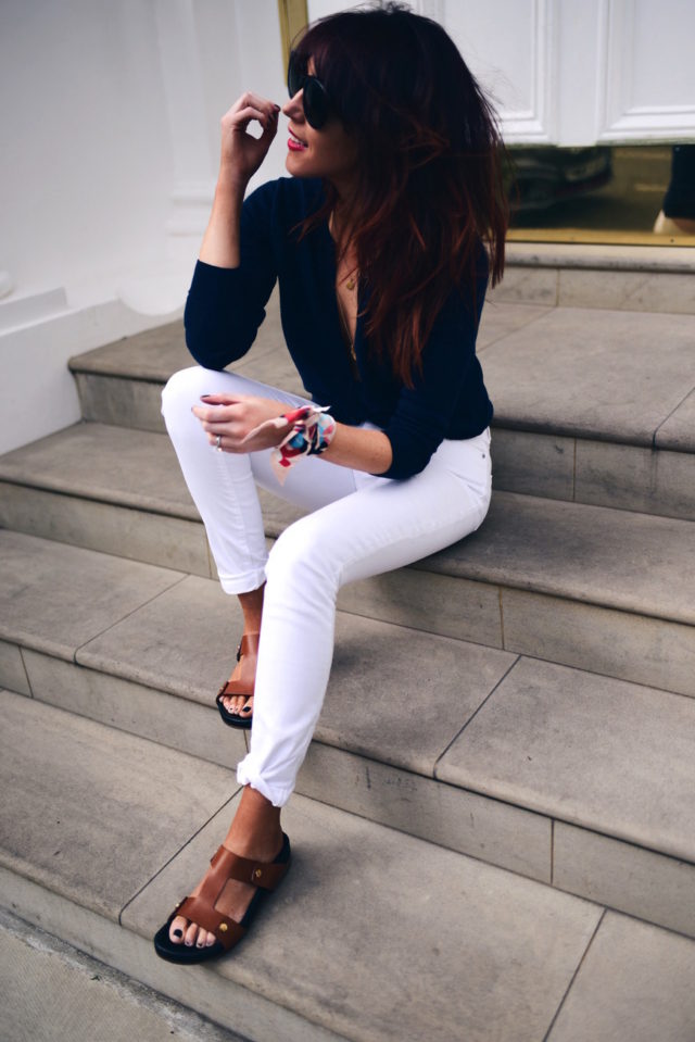 lorna luxe white denim