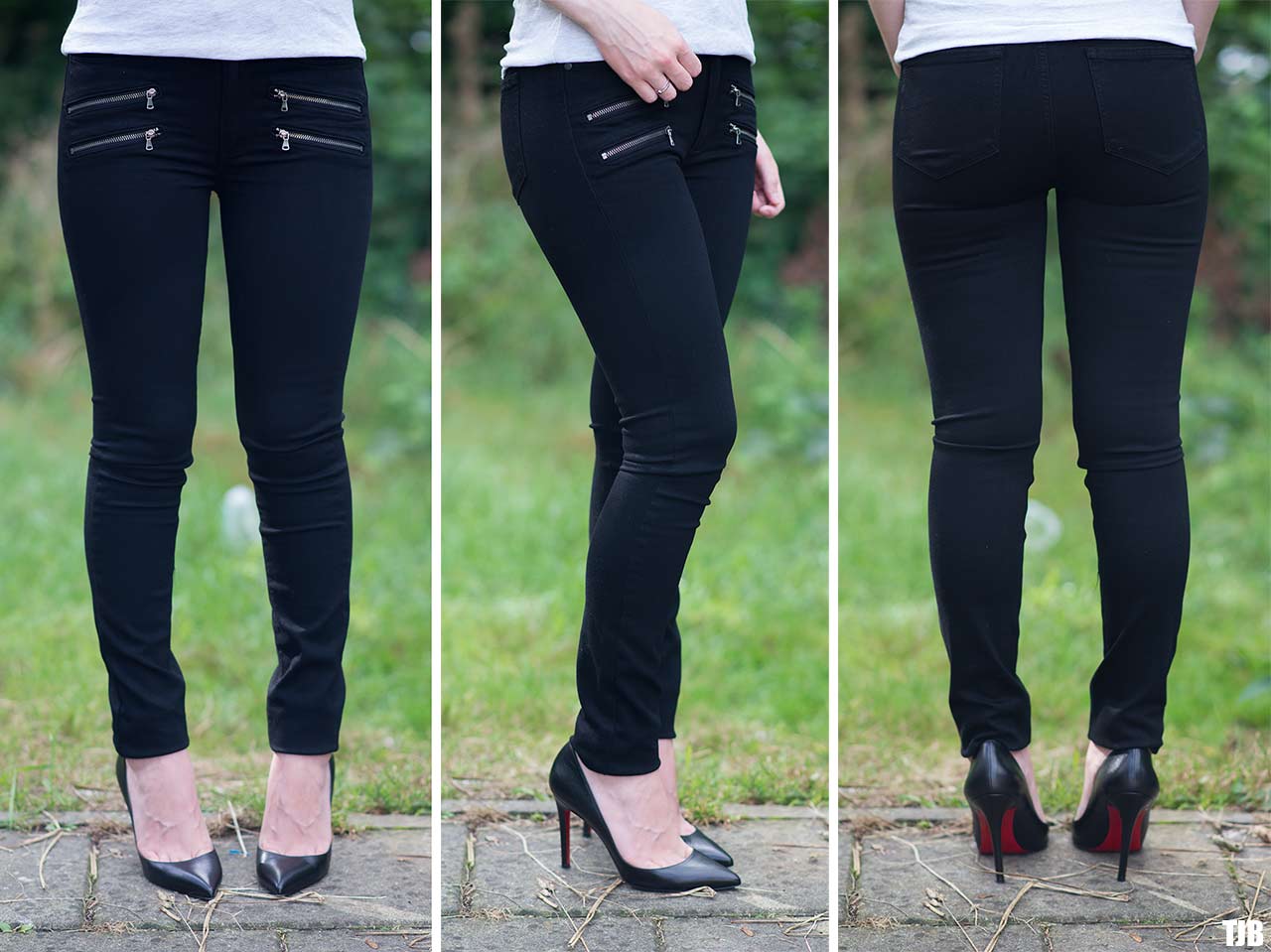 PAIGE High Rise Edgemont Jeans in Black Shadow Review 10