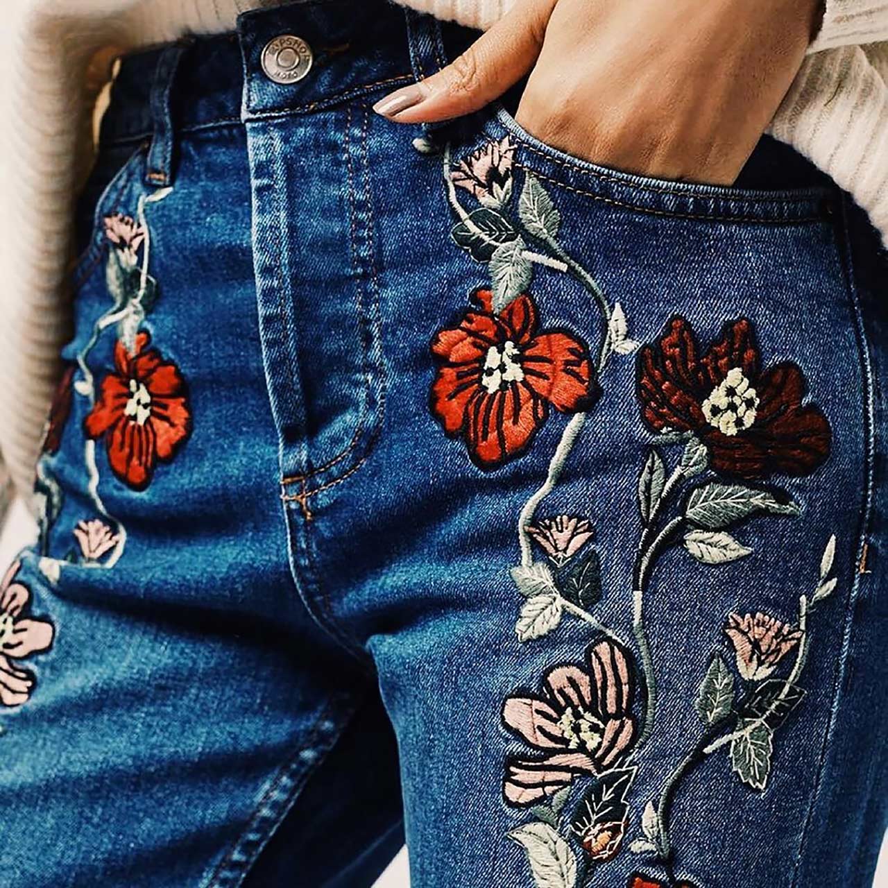 embroidered-denim-trend