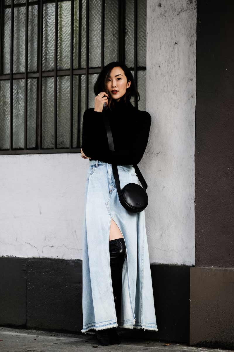 the-chriselle-factor-in-a-denim-skirt